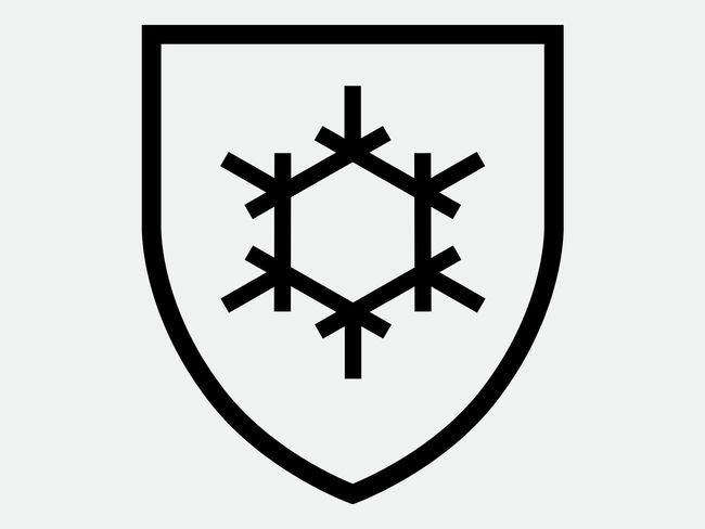 Piktogramm für Schutz gegen Kälte gemäss EN 511