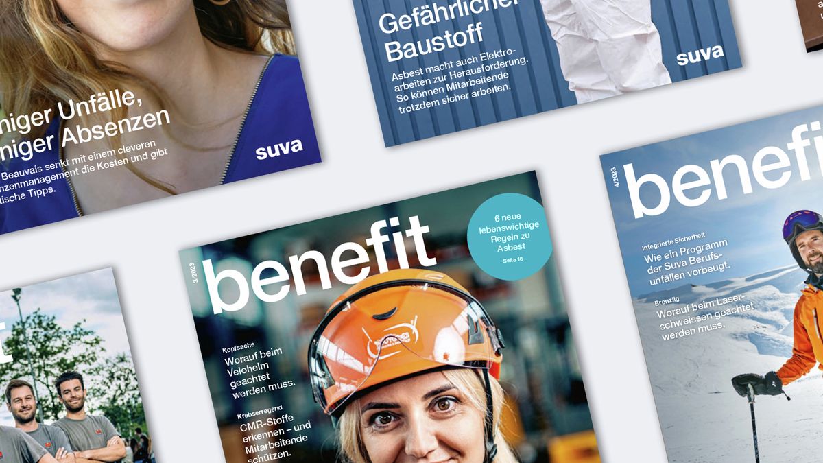 «benefit» – das Präventionsmagazin der Suva