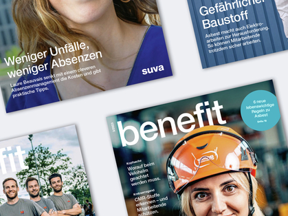 «benefit» – das Präventionsmagazin der Suva