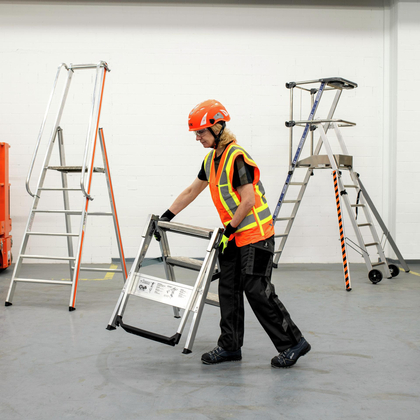  Wie du die Leiter sicher hoch- und hinunterkommst