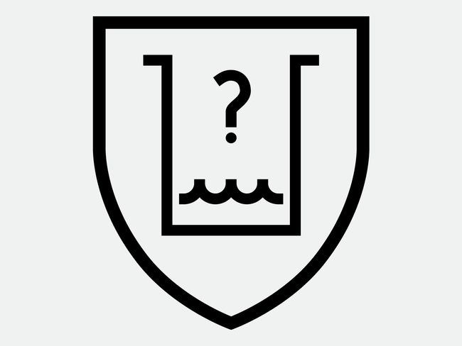 Simbolo di pericolo chimico (simbolo, a forma di scudo)