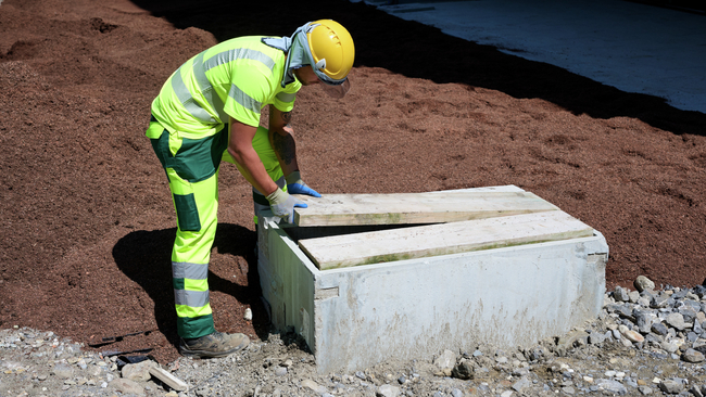 Gartenbau, Fotoshooting, Baustelle, Garten, Landschaftsgärtner, UV Schutz