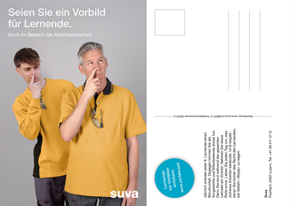 Postkarte: Lernende brauchen Vorbilder