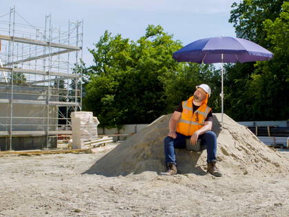 Jérémy en chantier: protection UV