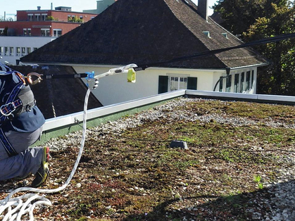 Anschlageinrichtungen auf Dächern
