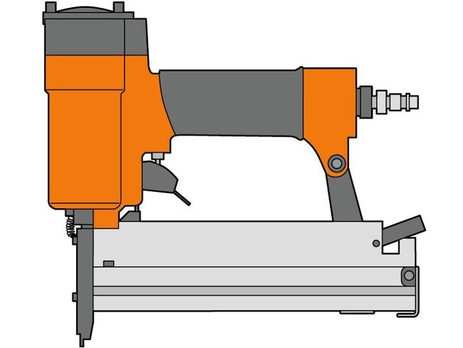 Disegno di una chiodatrice