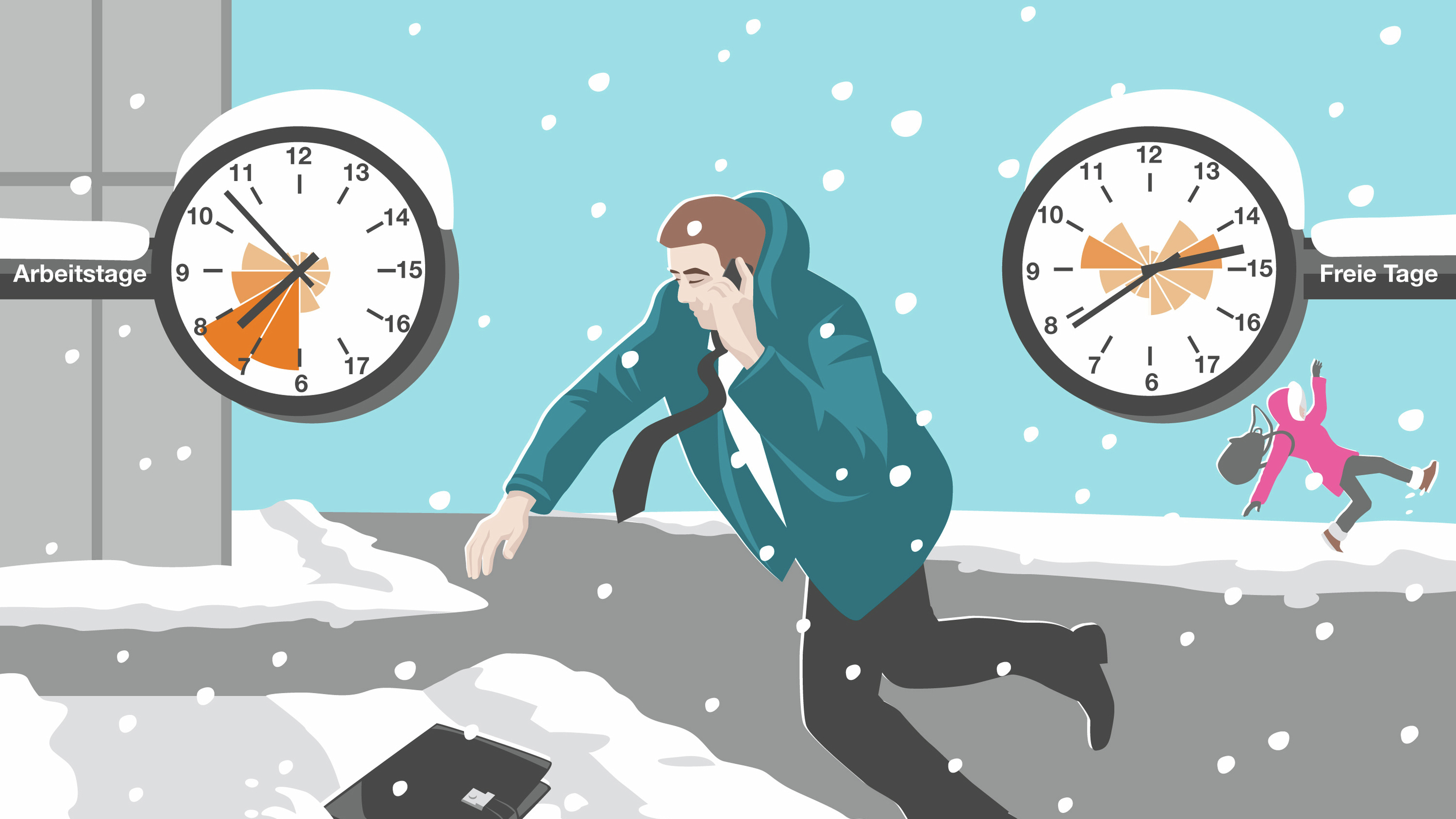 Risque de chute: redoublez de prudence en hiver!