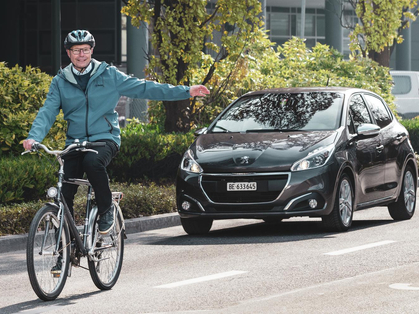 Sicherer Velo fahren - Plakate zur Unfallprävention