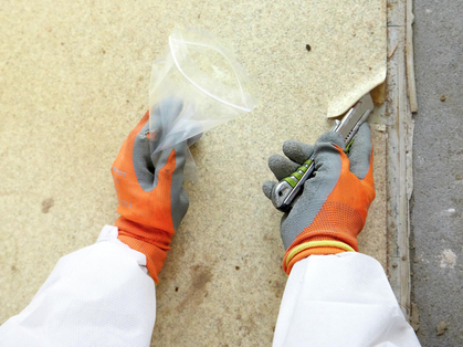 Lernprogramm lebenswichtige Regeln: Asbest erkennen