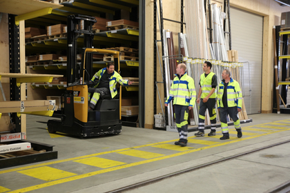 Vie di circolazione interne aziend. e rampe: dimensioni