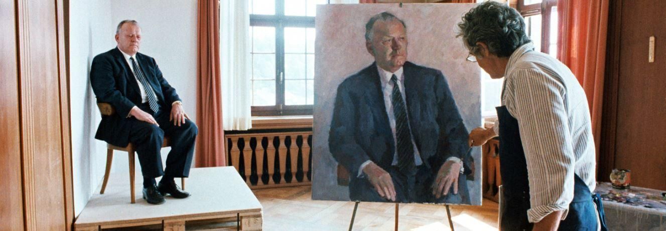 Robert Latscha mit Portraitmaler Heinz Freidrich.JPG