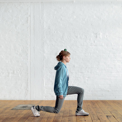 Exercices de force et d’équilibre avec le footbag