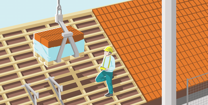 Accident: chute du toit