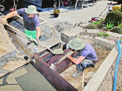 Schutz vor Hitze bei Arbeiten im Freien 