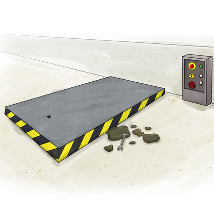 Formation: opérateur écrasé par une plateforme élévatrice