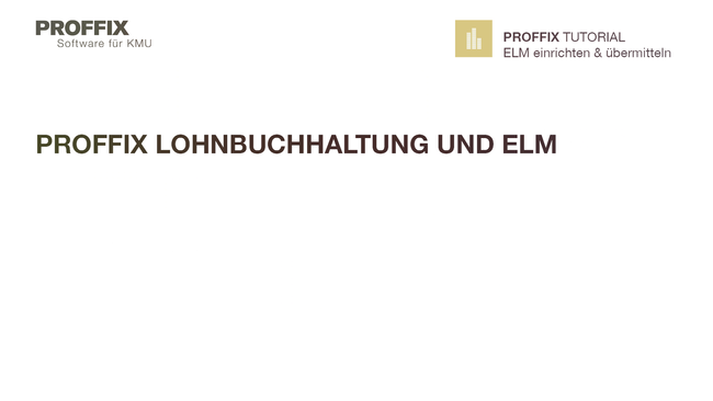 Vidéo didactique sur la déclaration électronique des salaires avec Proffix, programme de comptabilité salariale certifié Swissdec.