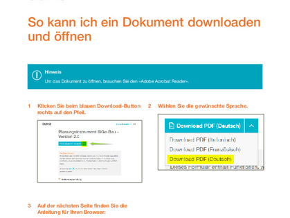 Anleitung zum Öffnen interaktiver PDF
