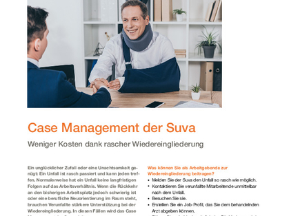 Le Case Management soutient votre réinsertion