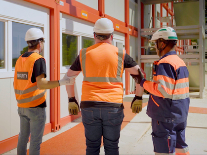 Jérémy en chantier: le bon comportement