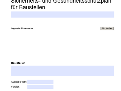 Mehr Sicherheit mit dem Planungsinstrument SiGe-Bau