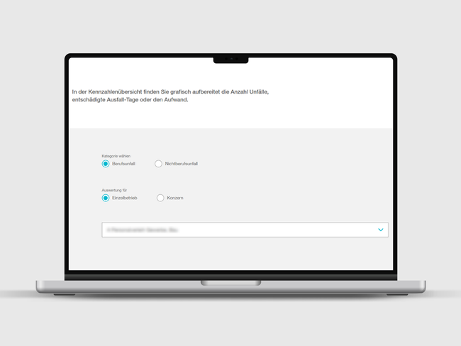 Screenshot aus dem Service Kennzahlenübersicht