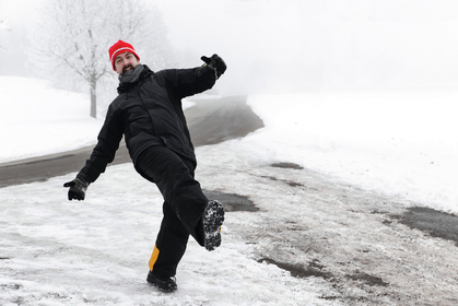 Stop aux chutes en hiver