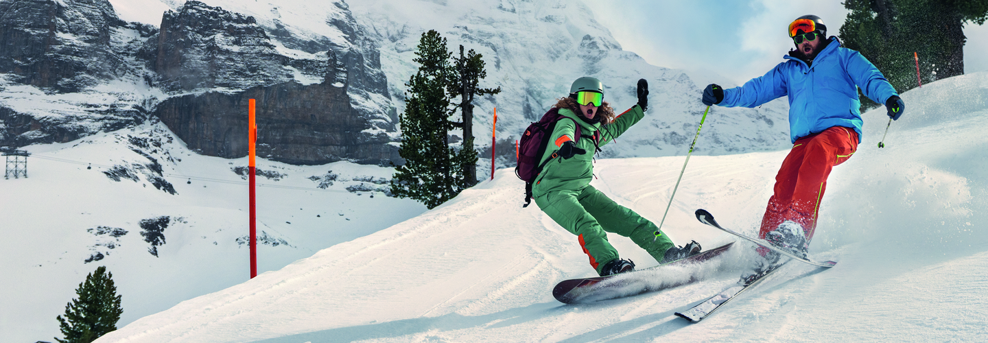 Associated version Key Visual Schneesport