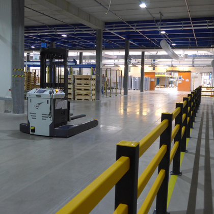 Così gli AGV e le persone non si intralciano a vicenda