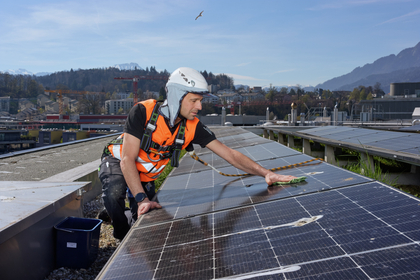 Absturzsicherung bei Solaranlagen