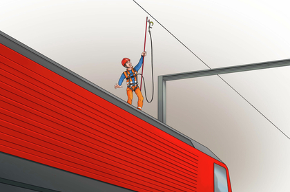 Unfall: Tödlicher Sturz von der Lokomotive