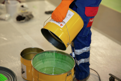 Epoxidharz: Piktogramme, Lagerung und Entsorgung