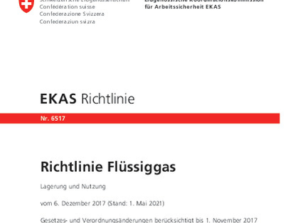 EKAS-Richtlinie Flüssiggas