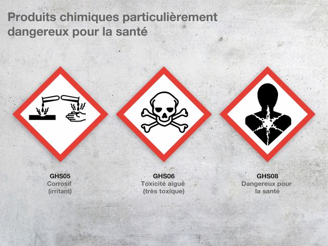 Grafik Chemikalien Besonders gesundheitsgefährdende Chemikalien_FR.tif