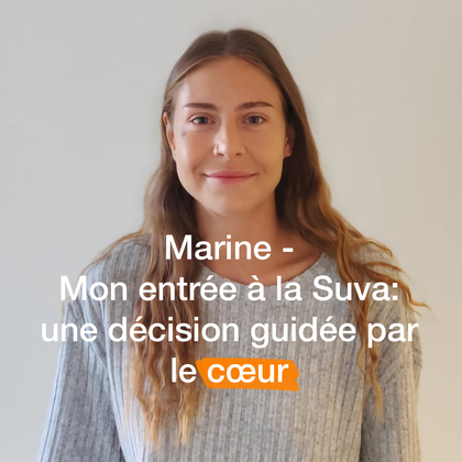 Mon entrée à la Suva: une décision guidée par le cœur