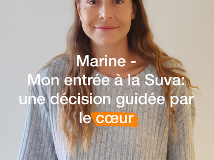 Mon entrée à la Suva: une décision guidée par le cœur