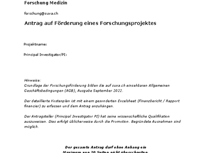 AW-995_Antrag auf Förderung eines Forschungsprojektes