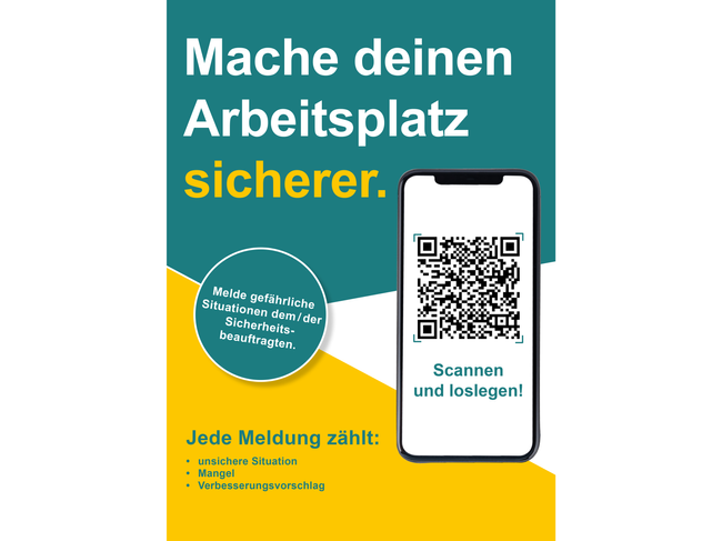 Gefährliche Situationen: Beispiel eines Flyers.