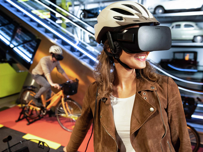 Sicher Velo fahren mit Virtual Reality (do-it-yourself)